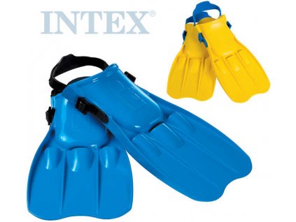 INTEX Ploutve potápěčské do vody vel. L (EU 41-45) 2 barvy 26-29cm plast