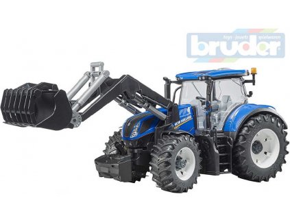 BRUDER 03121 Traktor New Holland T7.315 s čelním nakladačem 1:16 plast