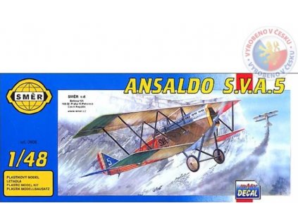SMĚR Model letadlo Ansaldo SVA 5 1:48 (stavebnice letadla)