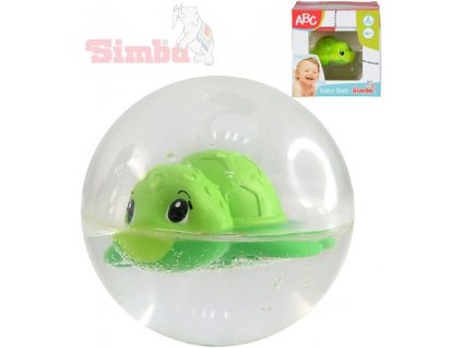 SIMBA Baby želvička plavající v kouli 8cm pro miminko