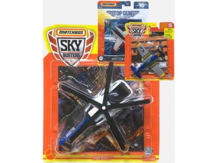 MATTEL Matchbox Letadlo kovové Sky Busters různé druhy na kartě