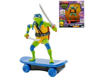 Želvy Ninja Sewer Shredders akční figurka na skateboardu zpětný chod 4 druhy