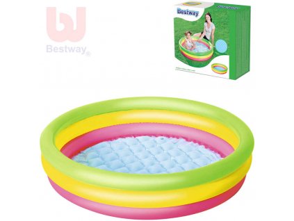 BESTWAY Baby bazének kruhový 102x25cm nafukovací brouzdaliště 51104