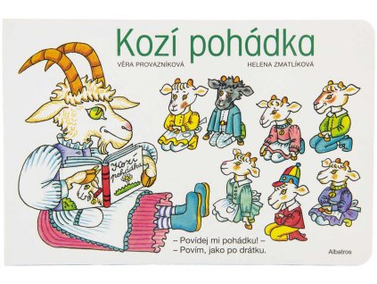 Knížka baby Kozí pohádka veršovaná ilustrace Helena Zmatlíková