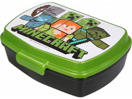 Box svačinový Minecraft dětská svačinová kazeta 17x13x6cm
