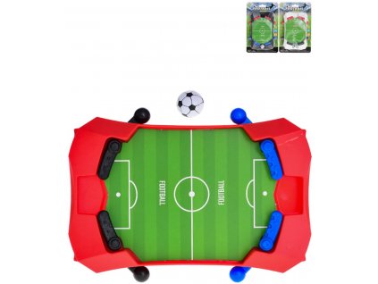 Hra Fotbal stolní malý pinball set s míčem 3 barvy plast *SPOLEČENSKÉ HRY*