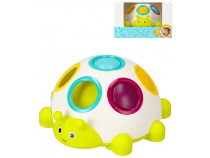 BAM BAM Baby Želvička senzorická 12cm plast pro miminko