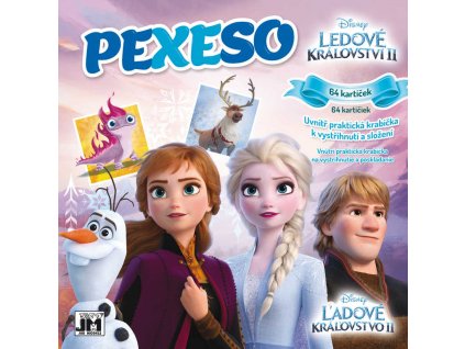 JIRI MODELS Pexeso v sešitu Ledové Království (Frozen) s krabičkou a omalovánkou