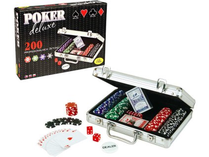 ALBI HRA Poker Deluxe 200 žetonů SPOLEČENSKÉ HRY