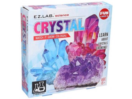 Rostoucí krystaly dětský vědecký experimentální set v krabici