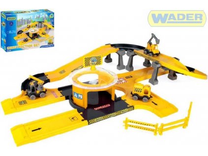 WADER Kid cars baby 3D stavba set dráha 3,7m se 3 autíčky