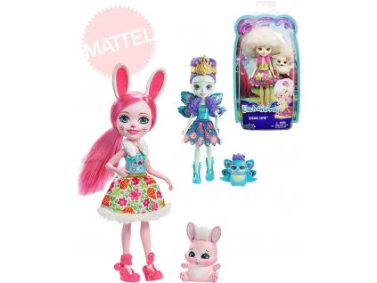 MATTEL Enchantimals set panenka 15cm + zvířátko 6 druhů