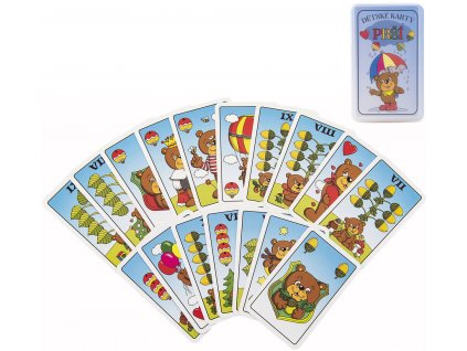 BONAPARTE Hra karetní prší dětské jednohlavé karty *SPOLEČENSKÉ HRY*