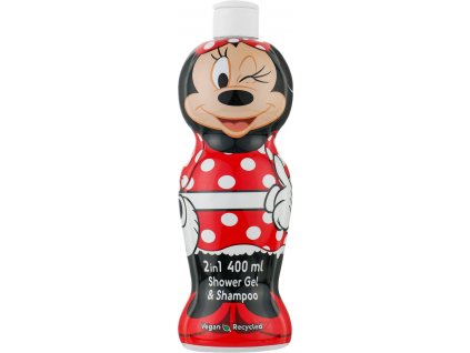 EP Line Sprchový gel a šampón dětský 2v1 Minnie Mouse 400ml dětská kosmetika