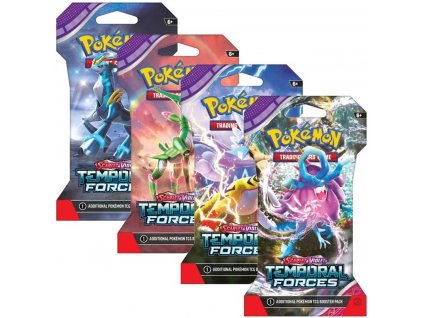 ADC Hra Pokémon TCG SV05 Temporal Forces booster set 10 karet blister