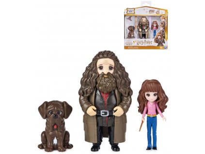 SPIN MASTER Harry Potter mini figurka přátelé set 3ks Hermiona / Hagrid / Tesák