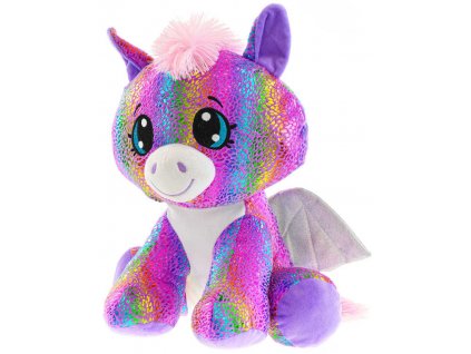 PLYŠ Pegas Rainbow Star Sparkle 24cm okřídlený koník *PLYŠOVÉ HRAČKY*