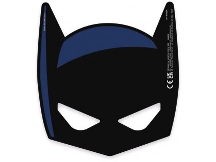KARNEVAL Maska papírová Batman set 6ks *KARNEVALOVÝ DOPLNĚK*