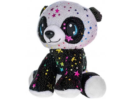 PLYŠ Panda Star Sparkle 16cm duhová třpytivá *PLYŠOVÉ HRAČKY*