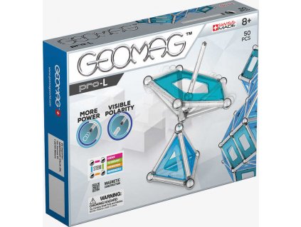 GEOMAG Pro-L 50 dílků magnetická STAVEBNICE