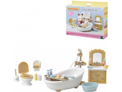 Sylvanian Families koupelna venkovská nábytek s doplňky k herním sadám