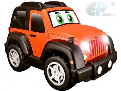 EP Line Baby RC Auto jeep na vysílačku 27MHz s volantem na baterie Světlo Zvuk
