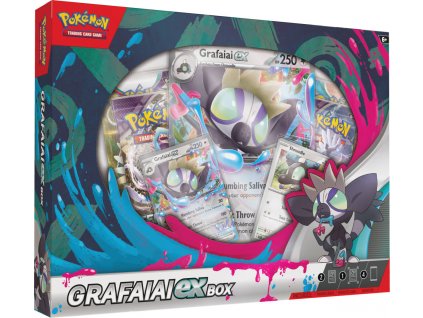 ADC Hra Pokémon TCG: Grafaiai ex Box set 4x booster s promo kartami
