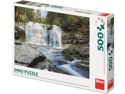 DINO Puzzle 500 dílků Mumlavské vodopády foto 47x33cm skládačka