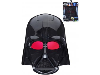 HASBRO Maska na obličej Star Wars Darth Vader se změnou hlasu na baterie Zvuk