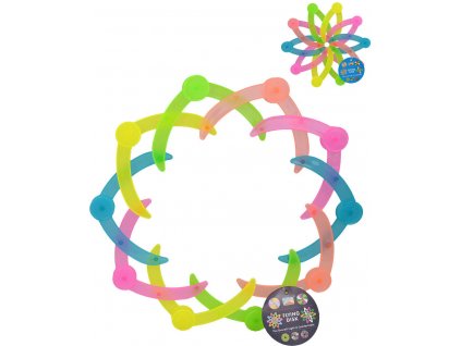 Létající talíř barevný rozložitelný házecí disk plastový