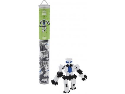 STAVEBNICE Plus-Plus Robot 2D/3D set 100 dílků v tubě plast