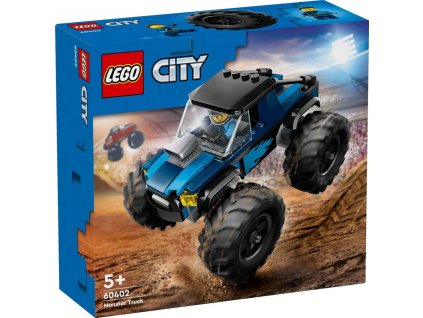 LEGO CITY Auto modrý monster truck 60402 STAVEBNICE