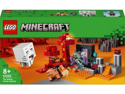 LEGO MINECRAFT Přepadení v portálu do Netheru 21255 STAVEBNICE