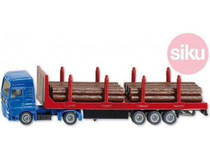 SIKU Model auto nákladní kamion se dřevem 1:87 kov