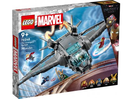 LEGO MARVEL Stíhačka Avengers Quinjet 76248 STAVEBNICE