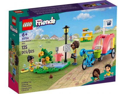 LEGO FRIENDS Záchrana pejska na kole 41738 STAVEBNICE