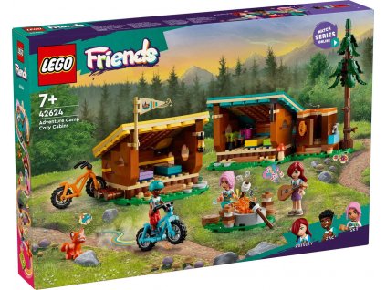 LEGO FRIENDS Útulné chatky na dobrodružném táboře 42624 STAVEBNICE