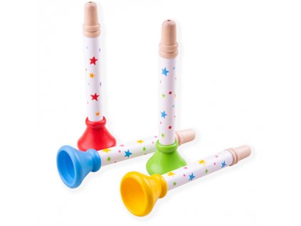 Bigjigs Toys Trumpetka hvězdičky 1 ks