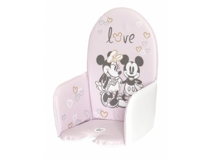 Vložka do jídelní židlíčky Keeeper Minnie Mouse, pudrově růžová