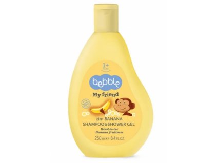Dětský šampón a sprchový gel 2v1 Banán - 250ml