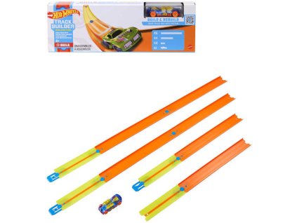 MATTEL HOT WHEELS Track Builder balení drah set 10ks s autíčkem