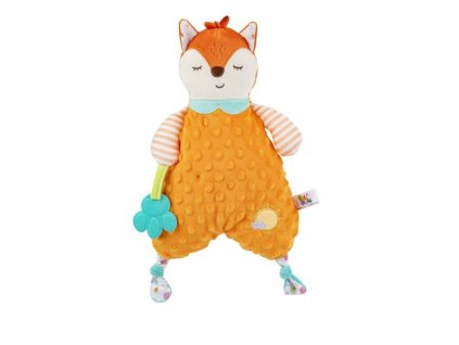 Přítulníček, mazlíček minky s kousátkem Liška, oranžový