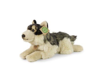 Rappa Plyšový vlk ležící 35 cm ECO-FRIENDLY