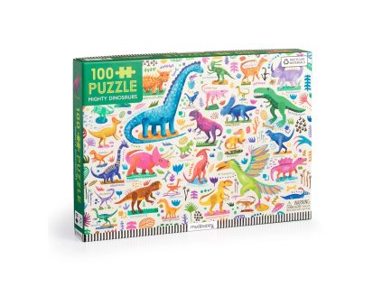 Mudpuppy Puzzle Mocní dinosauři 100 dílků