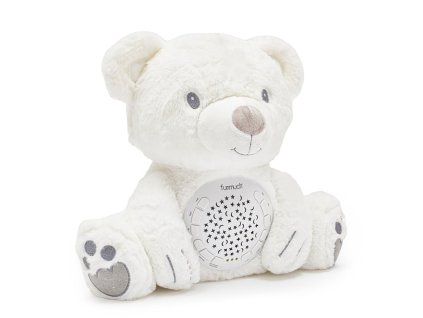 Plyšový lední medvídek s projektorem