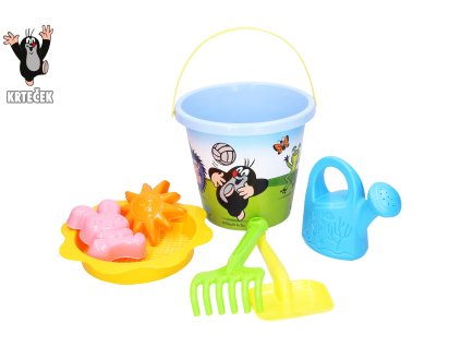 Písek sada Krtek velká 3,5 L modrá