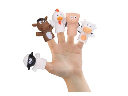 Zvířátka na prsty 5 cm 5 ks