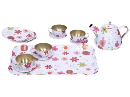 Čajový set kovový