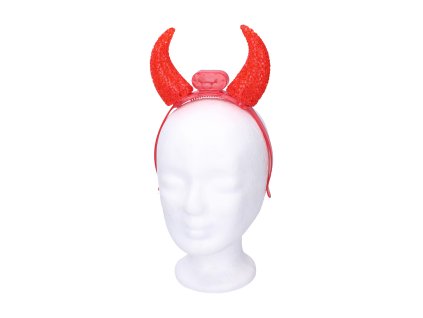 Rohy čertovské svítící (blikající) třpytivé