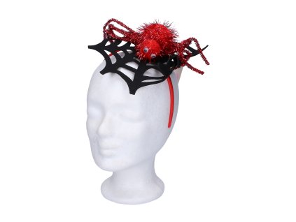 Čelenka pavučina s pavoukem 22,5 cm